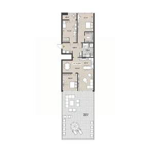 2-к квартира, строящийся дом, 139м2, 3/14 этаж