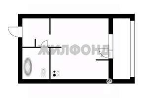 1-к квартира, вторичка, 30м2, 9/17 этаж