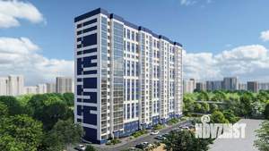 2-к квартира, строящийся дом, 58м2, 16/17 этаж