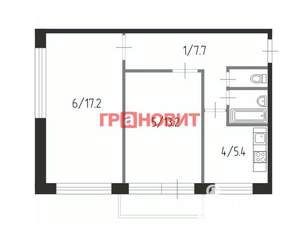 2-к квартира, вторичка, 47м2, 2/5 этаж