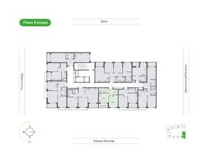 1-к квартира, вторичка, 36м2, 3/11 этаж