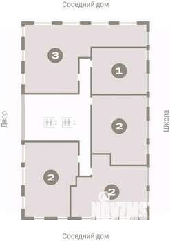 3-к квартира, вторичка, 106м2, 12/14 этаж