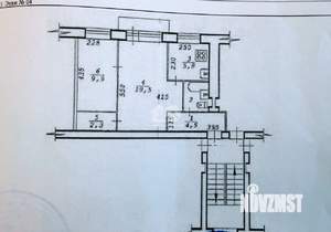 2-к квартира, вторичка, 45м2, 4/5 этаж