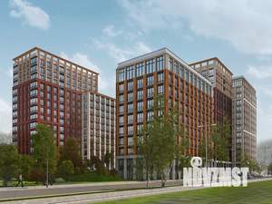 1-к квартира, строящийся дом, 30м2, 9/21 этаж