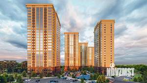 1-к квартира, строящийся дом, 44м2, 11/25 этаж
