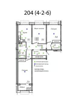 Студия квартира, вторичка, 83м2, 2/15 этаж