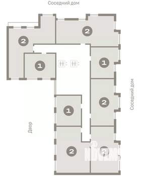 2-к квартира, вторичка, 73м2, 9/12 этаж