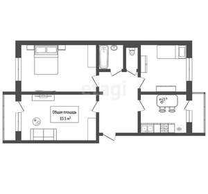 3-к квартира, сданный дом, 84м2, 2/6 этаж