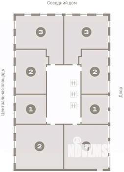 2-к квартира, вторичка, 102м2, 5/23 этаж