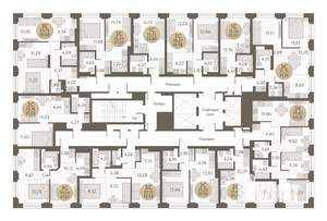 2-к квартира, вторичка, 38м2, 18/31 этаж