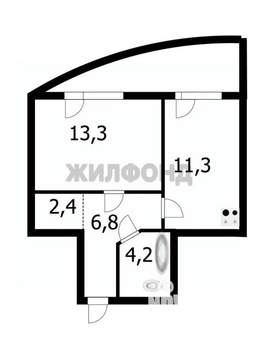 1-к квартира, вторичка, 38м2, 23/25 этаж