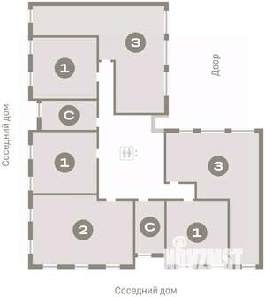 1-к квартира, вторичка, 46м2, 5/23 этаж