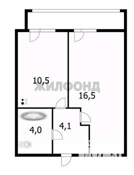 1-к квартира, вторичка, 35м2, 8/14 этаж