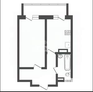 1-к квартира, вторичка, 37м2, 4/25 этаж
