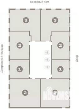 2-к квартира, вторичка, 104м2, 6/23 этаж