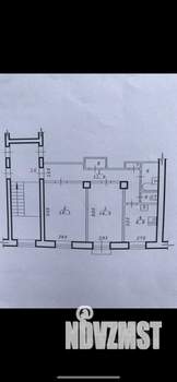2-к квартира, вторичка, 59м2, 4/4 этаж