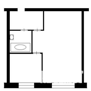 1-к квартира, вторичка, 29м2, 8/9 этаж