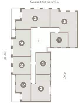 2-к квартира, вторичка, 101м2, 8/9 этаж