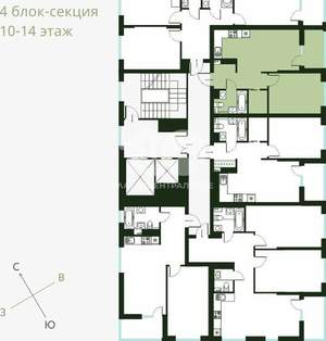 2-к квартира, вторичка, 46м2, 16/16 этаж