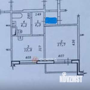 1-к квартира, вторичка, 45м2, 2/11 этаж