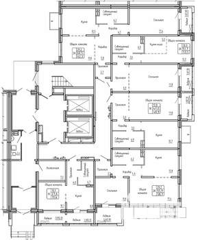 2-к квартира, вторичка, 62м2, 1/17 этаж