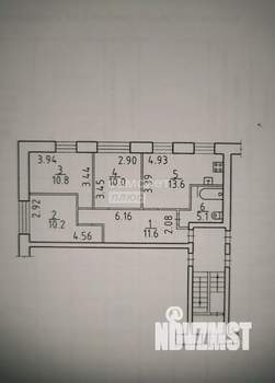 3-к квартира, вторичка, 62м2, 1/5 этаж