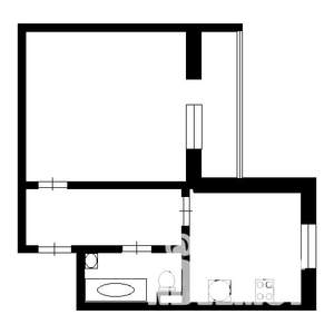 1-к квартира, вторичка, 38м2, 3/7 этаж