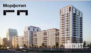 2-к квартира, вторичка, 71м2, 4/18 этаж