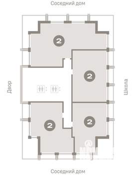 2-к квартира, вторичка, 128м2, 13/14 этаж