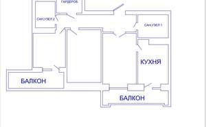 3-к квартира, вторичка, 78м2, 15/18 этаж