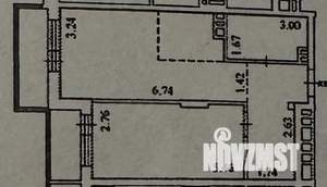2-к квартира, вторичка, 48м2, 15/21 этаж