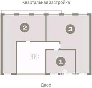 2-к квартира, вторичка, 91м2, 9/15 этаж