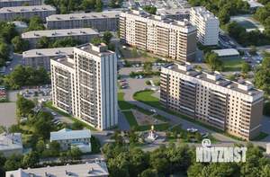 Студия квартира, строящийся дом, 25м2, 13/17 этаж