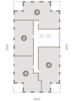 3-к квартира, вторичка, 122м2, 13/17 этаж
