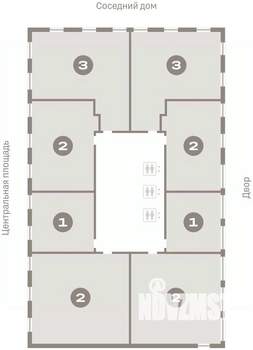 2-к квартира, вторичка, 102м2, 5/23 этаж