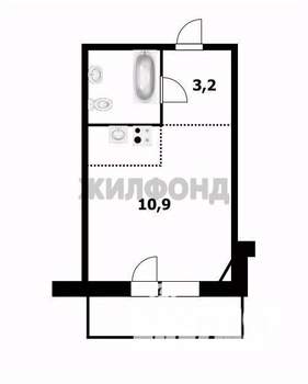 1-к квартира, вторичка, 18м2, 4/10 этаж