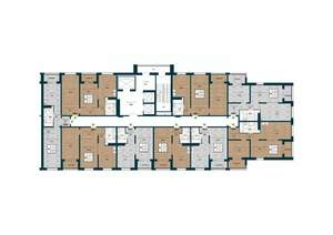 2-к квартира, вторичка, 64м2, 12/25 этаж