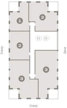 3-к квартира, вторичка, 115м2, 17/17 этаж