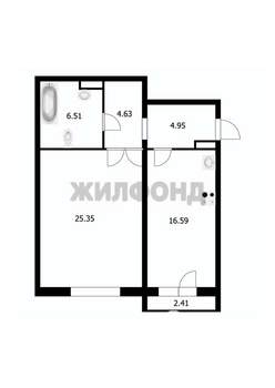 2-к квартира, вторичка, 58м2, 3/10 этаж
