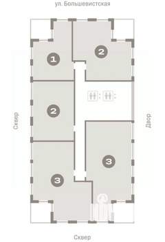 3-к квартира, вторичка, 115м2, 17/17 этаж