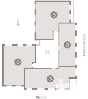 3-к квартира, вторичка, 96м2, 9/9 этаж