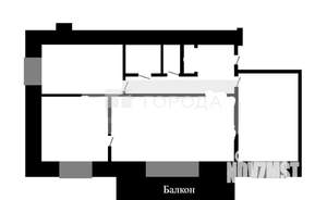 3-к квартира, вторичка, 51м2, 8/9 этаж