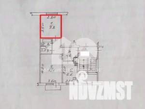 2-к квартира, вторичка, 25м2, 2/5 этаж
