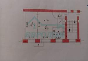 2-к квартира, вторичка, 44м2, 3/5 этаж