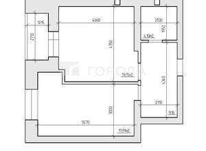 1-к квартира, вторичка, 51м2, 4/11 этаж