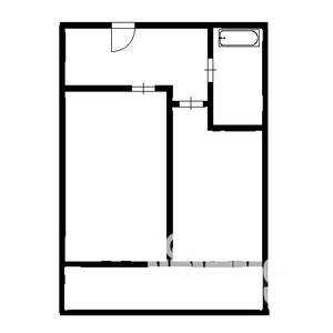 1-к квартира, вторичка, 39м2, 1/10 этаж