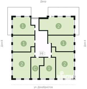 2-к квартира, сданный дом, 147м2, 2/9 этаж