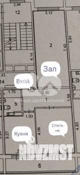 2-к квартира, вторичка, 53м2, 7/17 этаж