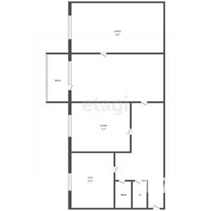 3-к квартира, вторичка, 57м2, 5/5 этаж