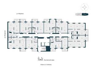 2-к квартира, вторичка, 50м2, 13/17 этаж